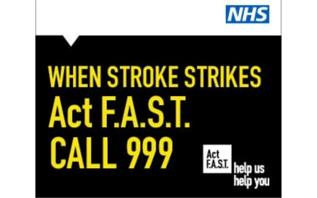 A stroke spreads like a fire in the brain. You have to think and Act FAST